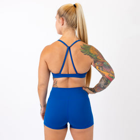Loop Back Sports Bra - Cobalt